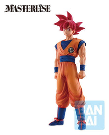 Dragon Ball Super – Figurine Son Goku Super Saiyan God Battle of Gods MASTERLISE Ichibansho 25 cm – Banpresto