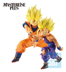 Dragon Ball Z – Figurines Goku & Gohan Kamehameha Père-Fils Battle of Gods MASTERLISE PLUS Ichibansho 17 et 13 cm – Banpresto