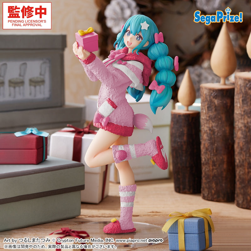 Hatsune Miku Series – Figurine Fluffy Christmas Ver. High Premium – SEGA