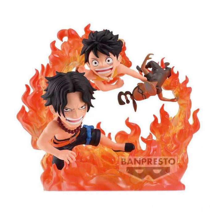 One Piece – Figurine Monkey D. Luffy & Portgas D. Ace WCF Log Stories