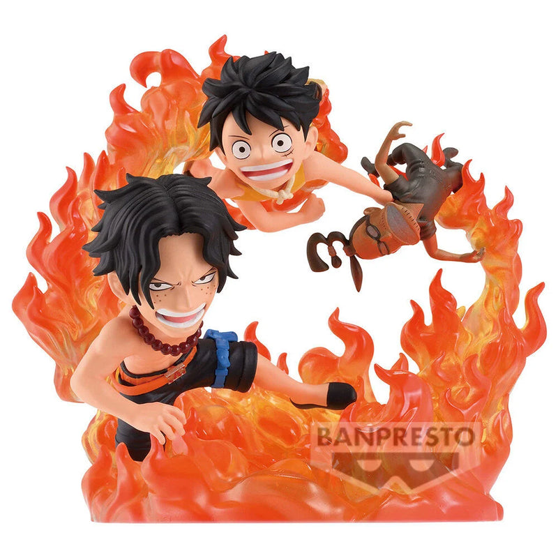One Piece – Figurine Monkey D. Luffy & Portgas D. Ace WCF Log Stories