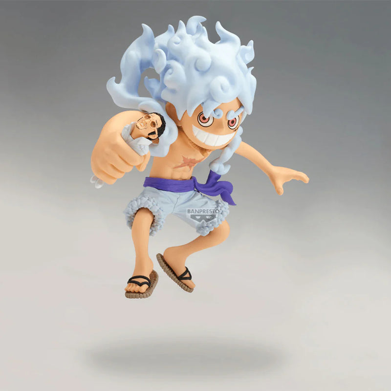 One Piece - Mega World Collectible Figurine SPECIAL Monkey D. Luffy Gear 5 VS (VS Borsalino)