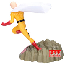One-Punch Man – Figurine Saitama Crash Base Ver. 22 cm – Banpresto