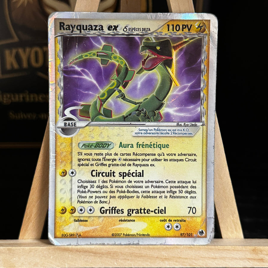 Pokémon – Carte Rayquaza ex δ 97/101 – EX Île des Dragons – FR