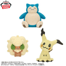 Pokémon – Peluches Ronflex, Farfaduvet et Mimiqui – Banpresto