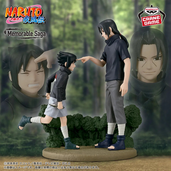 Naruto Shippuden Memorable Saga Figurine Sasuke Uchiha & Itachi Uchiha