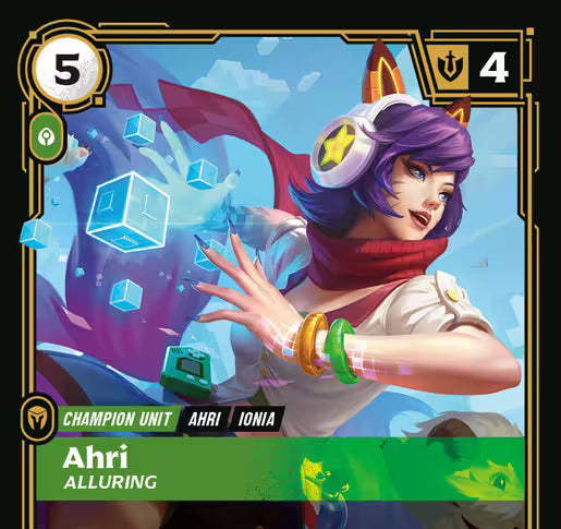 Riftbound - Carte Ahri, Charmeuse V.2 Showcase Origines FOIL FR - Riot Games