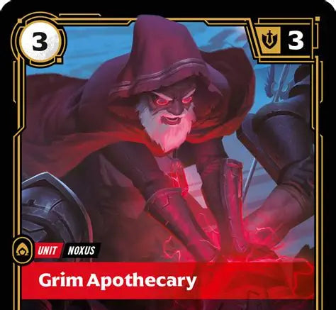 Riftbound - Carte Apothicaire sinistre Déchaînement FOIL FR