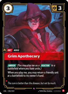 Riftbound - Carte Apothicaire sinistre Déchaînement FOIL FR - Riot Games