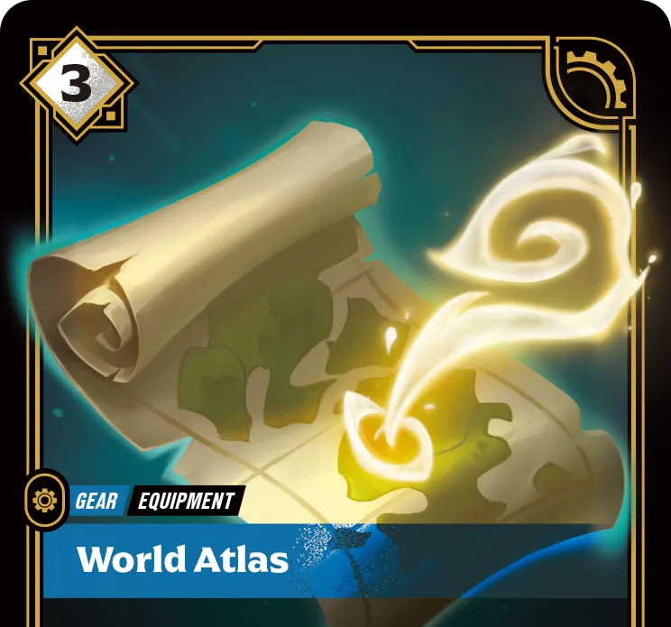 Riftbound - Carte Atlas du monde Armes Spirituelles FOIL FR - Riot Games