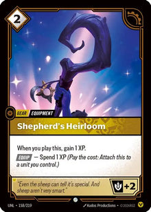 Riftbound - Carte Bâton du berger Déchaînement FOIL FR - Riot Games