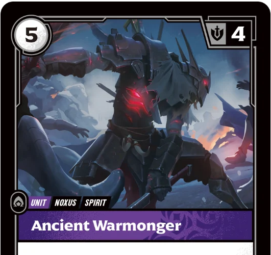 Riftbound - Carte Belliciste antique Armes Spirituelles FR - Riot Games