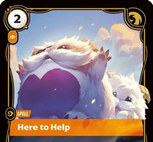 Riftbound - Carte Bouclier Poro Armes Spirituelles FOIL FR - Riot Games