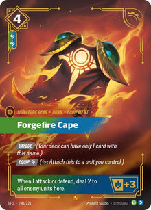 Riftbound - Carte Cape magmatique Armes Spirituelles FOIL FR - Riot Games