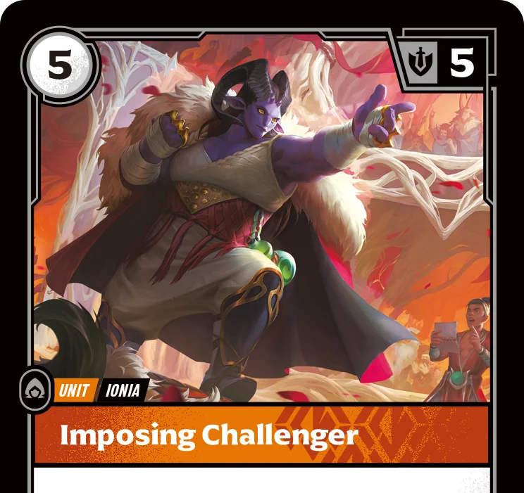 Riftbound - Carte Challenger imposante Déchaînement FR - Riot Games