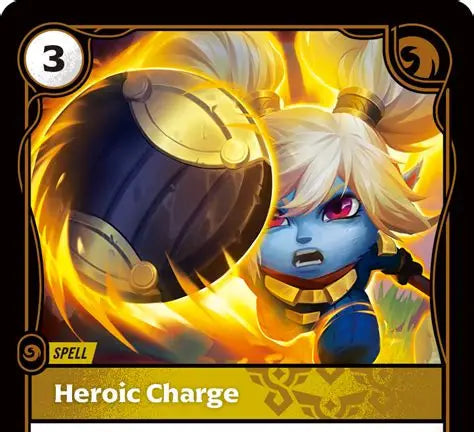 Riftbound - Carte Charge héroïque Déchaînement FR - Riot Games