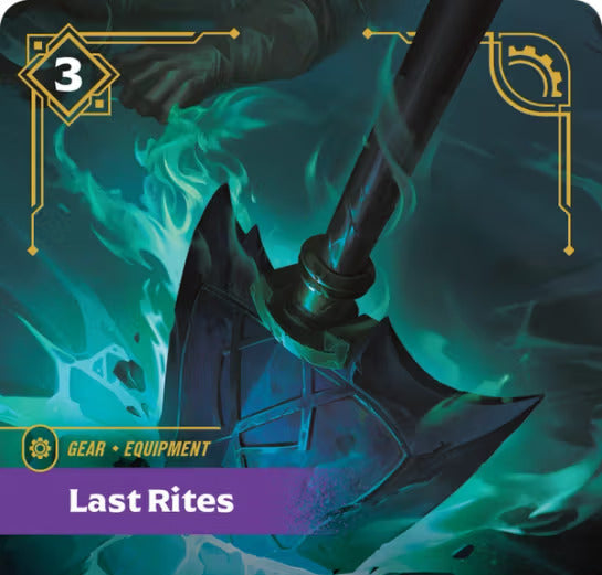 Riftbound - Carte Derniers sacrements Armes Spirituelles FOIL FR - Riot Games
