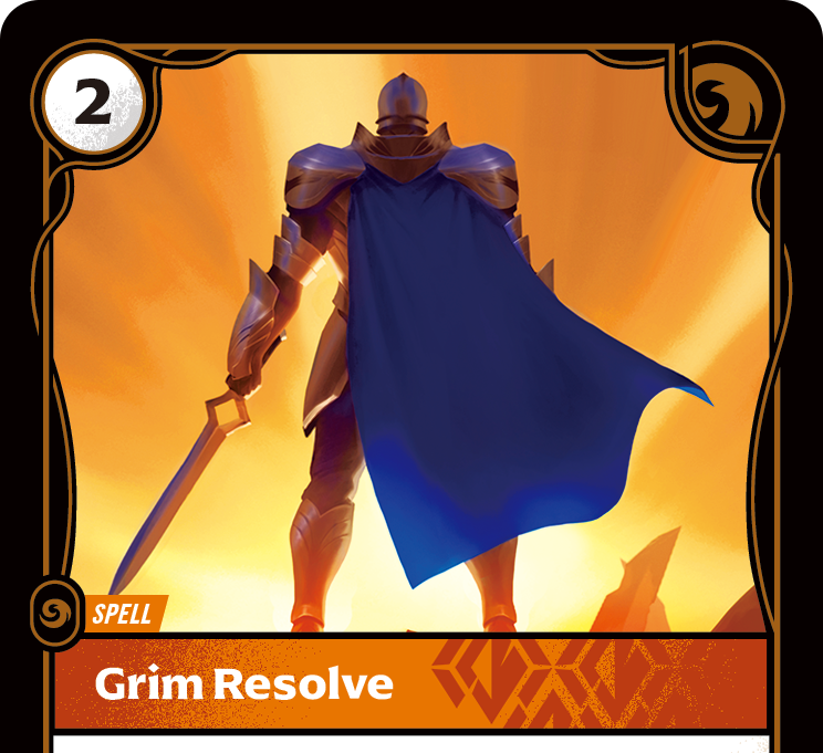 Riftbound - Carte Détermination implacable FOIL FR - Riot Games