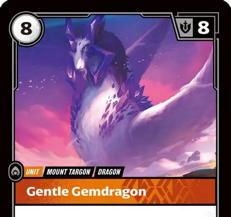 Riftbound - Carte Dragon cristallin Déchaînement FR - Riot Games