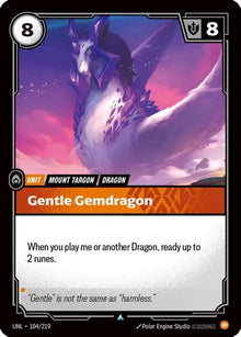 Riftbound - Carte Dragon cristallin Déchaînement FR - Riot Games
