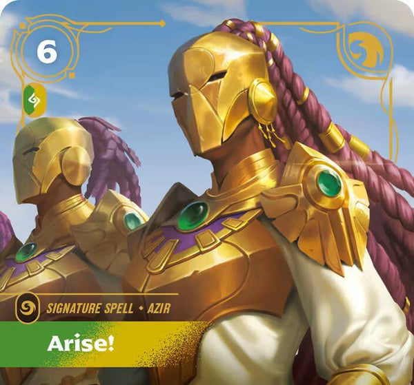 Riftbound - Carte Dresse-toi ! Armes Spirituelles FOIL FR - Riot Games