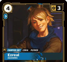 Riftbound - Carte Ezreal, Élégant V.1 Rare Armes Spirituelles - Riot Games