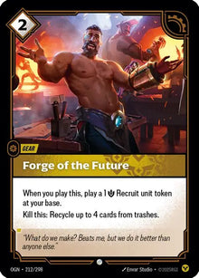 Riftbound - Carte Forge du futur Origines FR - Riot Games