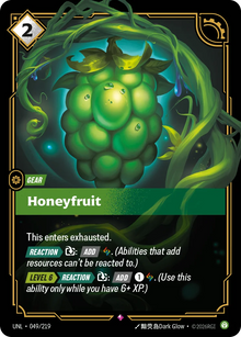 Riftbound - Carte Fruit revigorant Déchaînement FOIL FR - Riot Games