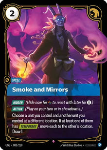 Riftbound - Carte Fumées mystiques Déchaînement FOIL FR - Riot Games