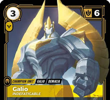 Riftbound - Carte Galio, Infatigable Déchaînement FOIL FR - Riot Games