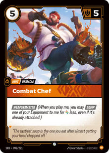Riftbound - Carte Cuistot de combat Armes Spirituelles FR - Riot Games