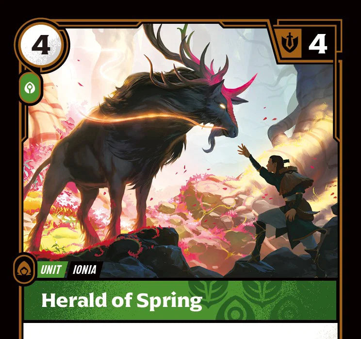 Riftbound - Carte Héraut du printemps Déchaînement FOIL FR - Riot Games
