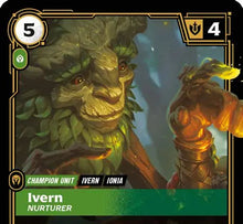 Riftbound - Carte Ivern, Main verte V.1 Rare FOIL FR - Riot Games