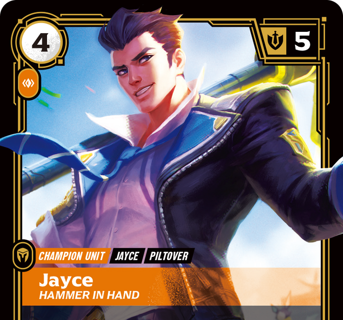 Riftbound - Carte Jayce, Hammer in Hand V.2 Showcase Vendetta FOIL EN