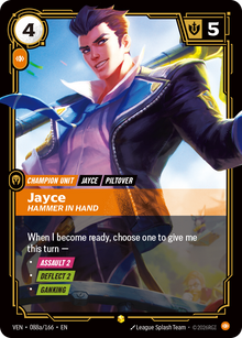 Riftbound - Carte Jayce, Hammer in Hand V.2 Showcase Vendetta FOIL EN