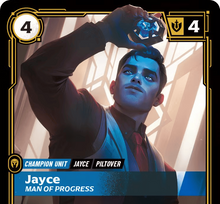 Riftbound - Carte Jayce, Homme du progrès Armes Spirituelles FOIL FR