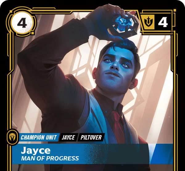 Riftbound - Carte Jayce, Homme du progrès Armes Spirituelles FOIL FR