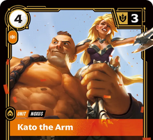 Riftbound - Carte Kato le bras Armes Spirituelles FOIL FR - Riot Games