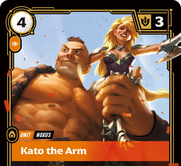 Riftbound - Carte Kato le bras Armes Spirituelles FOIL FR - Riot Games