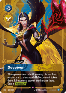 Riftbound - Carte LeBlanc, Manipulatrice V.1 Rare - Riot Games