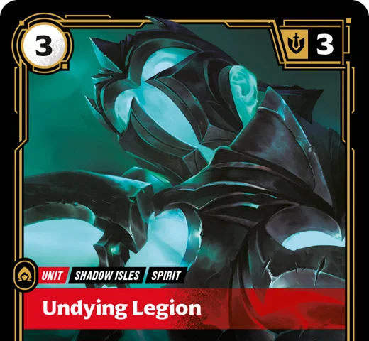 Riftbound - Carte Légion immortelle Déchaînement FOIL FR