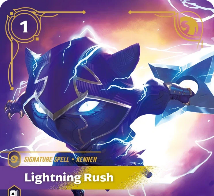 Riftbound - Carte Lightning Rush Vendetta FOIL EN