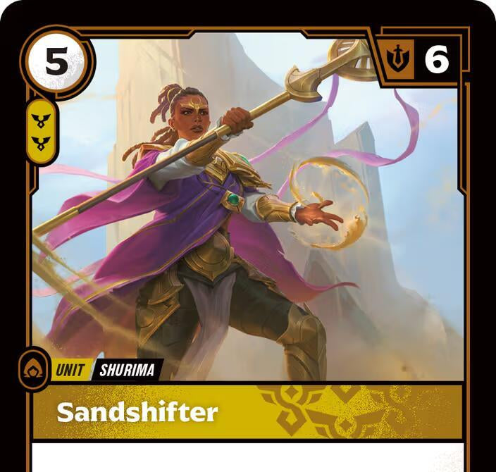 Riftbound - Carte Mage des sables Armes Spirituelles FR - Riot Games
