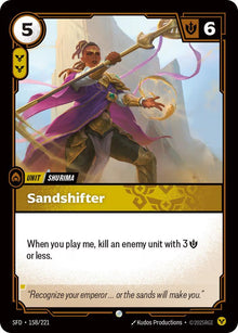 Riftbound - Carte Mage des sables Armes Spirituelles FR - Riot Games