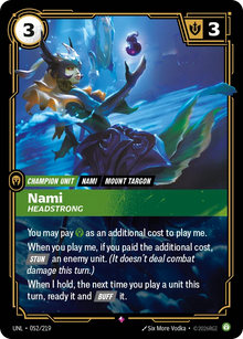 Riftbound - Carte Nami, Océanique FOIL FR - Riot Games