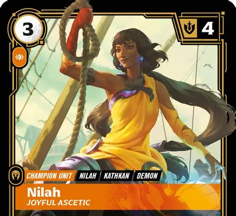 Riftbound - Carte Nilah, Joyeuse ascétique Déchaînement FOIL FR - Riot Games