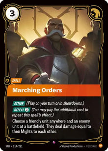 Riftbound - Carte Ordres de guerre Armes Spirituelles FOIL FR - Riot Games