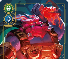 Riftbound - Carte Ornn, Dieu de la forge volcanique V.1 Rare Armes Spirituelles FOIL FR - Riot Games