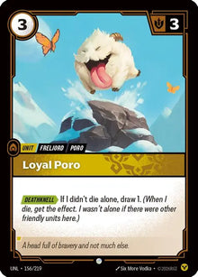 Riftbound - Carte Poro loyal Déchaînement FR - Riot Games