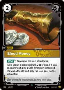 Riftbound - Carte Prix du sang Armes Spirituelles FR - Riot Games